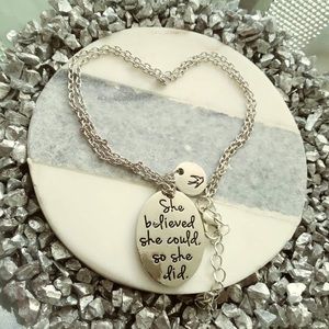 ‘Believe’ Women Necklace